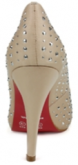 Scarpin strass pg bege