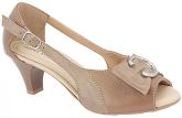 Peep toe salto fachetado 1245mg (Sob encomenda)
