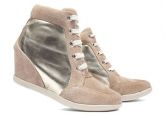 Sneakers M camurça rato ouro light