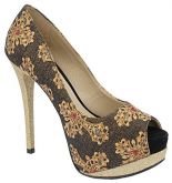 Peep toe plataforma alta 29-02bm (Sob encomenda)