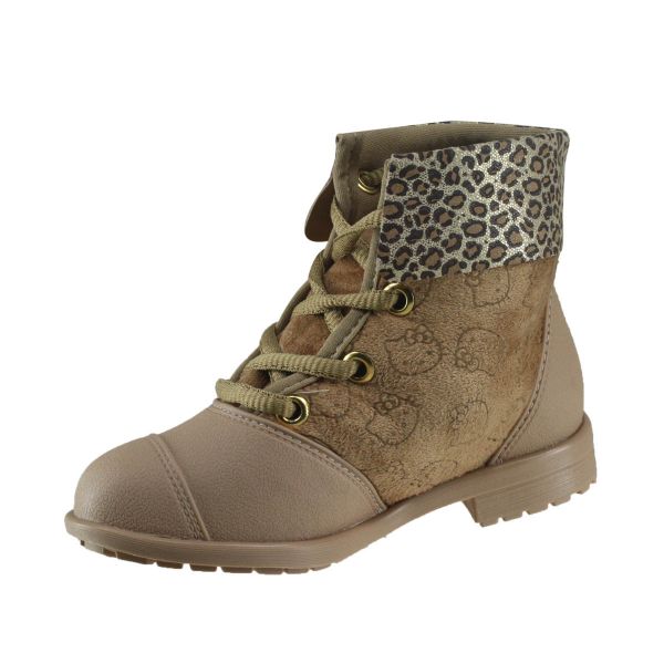 Bota Hello Kitty sup. fashion bege 21002