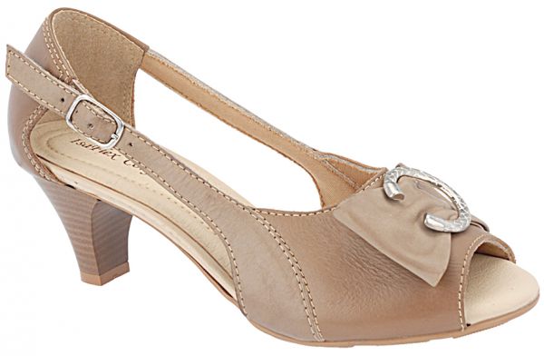 Peep toe salto fachetado 1245mg (Sob encomenda)